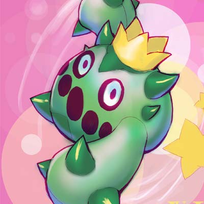 サボネア ポケモンイラスト ワンドロチャレンジ001 七海ルシアのモンスターイラスト格納庫
