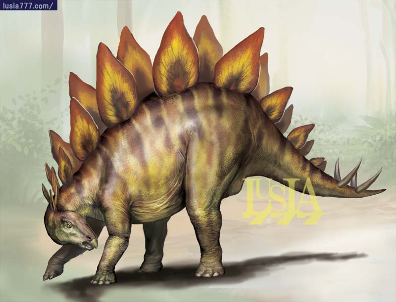 ステゴザウルスのイラスト_画像