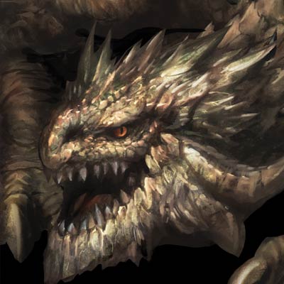 ワンドロ ランドドラゴン ドラゴンイラスト 七海ルシアのモンスターイラスト格納庫