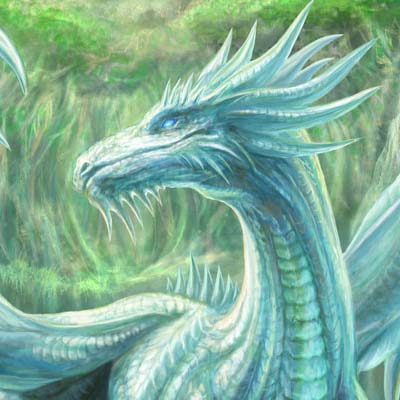 ドラゴンイラスト スノーホワイト Tcg Force Of Will モンスターイラスト格納庫