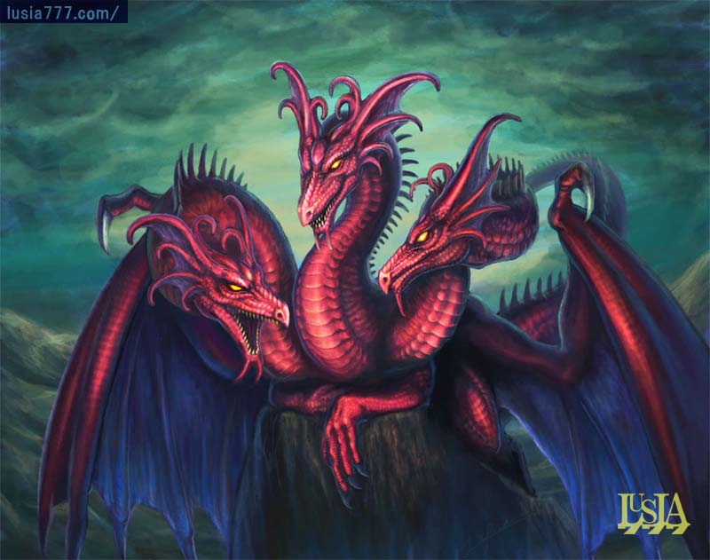 アーディスパード ドラゴンのイラスト 七海ルシアのモンスターイラスト格納庫