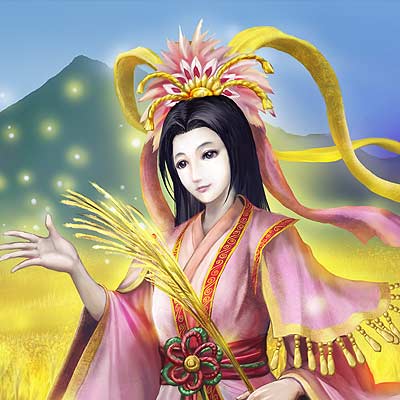 日本の神話 クシナダヒメ 世界の神話イラスト 七海ルシアのモンスターイラスト格納庫
