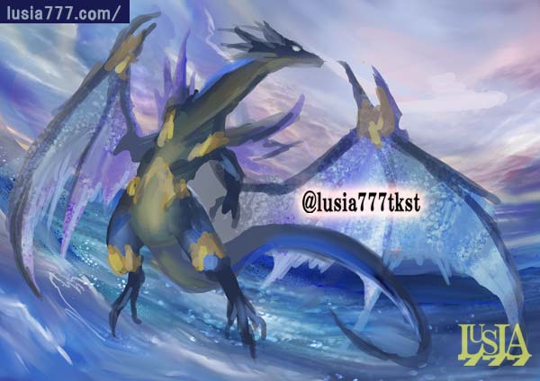 とある絵描きの毎日イラストスケッチ 015 七海ルシアのモンスターイラスト格納庫