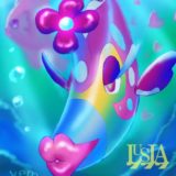 パルキア ポケモンイラスト ファンアート Palkia 七海ルシアのモンスターイラスト格納庫