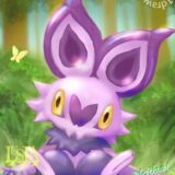 オンバーン ポケモンイラスト ファンアート056 七海ルシアのモンスターイラスト格納庫