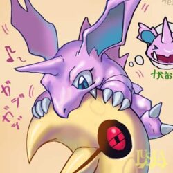 ニドリーノ ポケモンイラスト ファンアート057 七海ルシアのモンスターイラスト格納庫