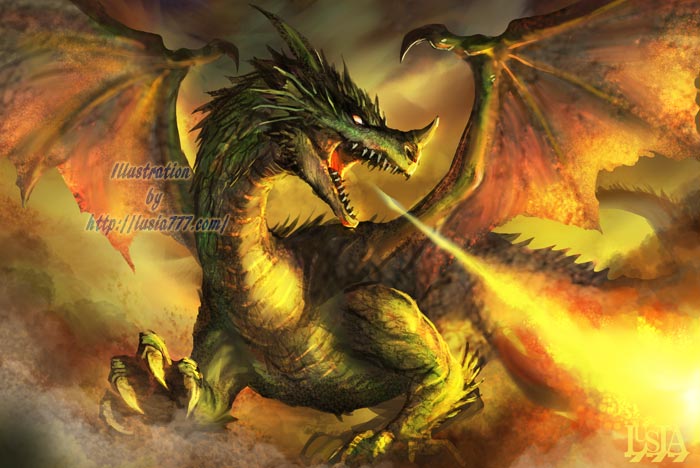 定番モンスター ドラゴン 世界のモンスターイラスト 七海ルシアのモンスターイラスト格納庫