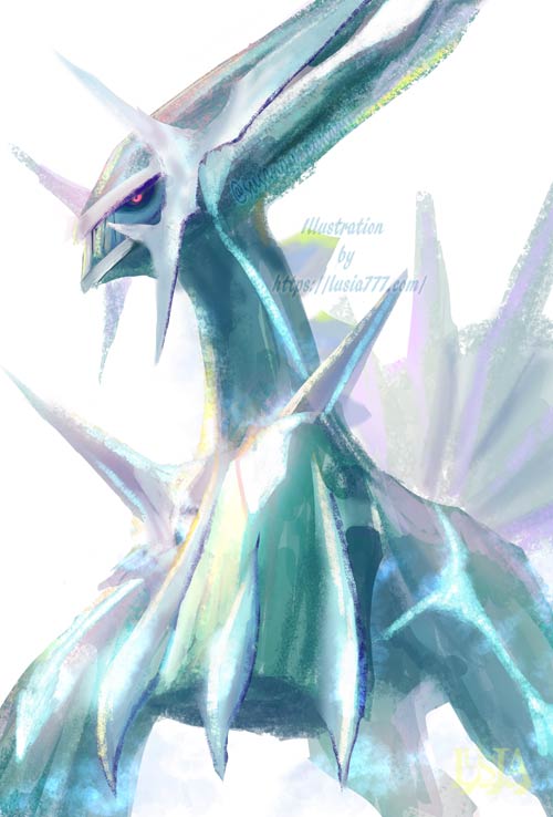 ディアルガ ポケモンイラスト ファンアート Dialga モンスターイラスト格納庫