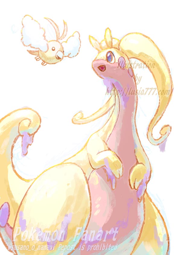 ヌメルゴン 色違い ポケモンイラスト ファンアート Goodra 01 モンスターイラスト格納庫