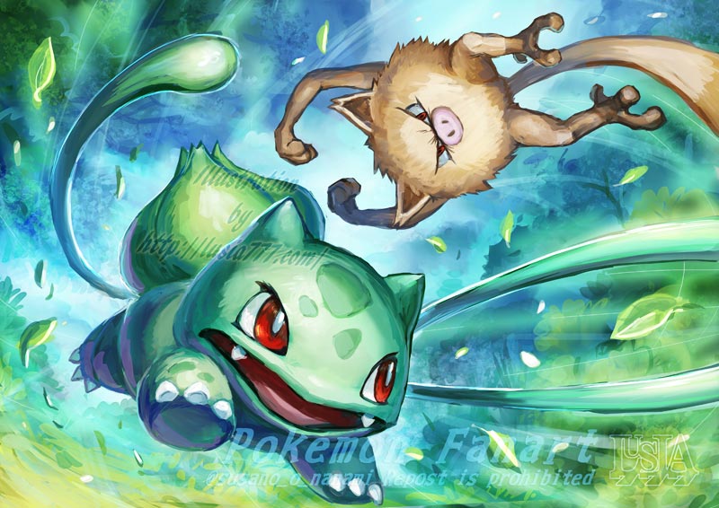 フシギダネ ポケモンイラスト ファンアート Bulbasaur 02 七海ルシアのモンスターイラスト格納庫