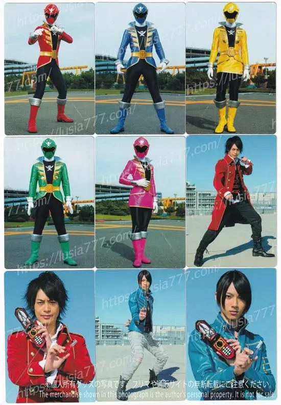 海賊戦隊ゴーカイジャーの当時物カード（Power Rangers Super Megaforce.Gokaiger Trading Card Japanese Edition）。2011年発売。