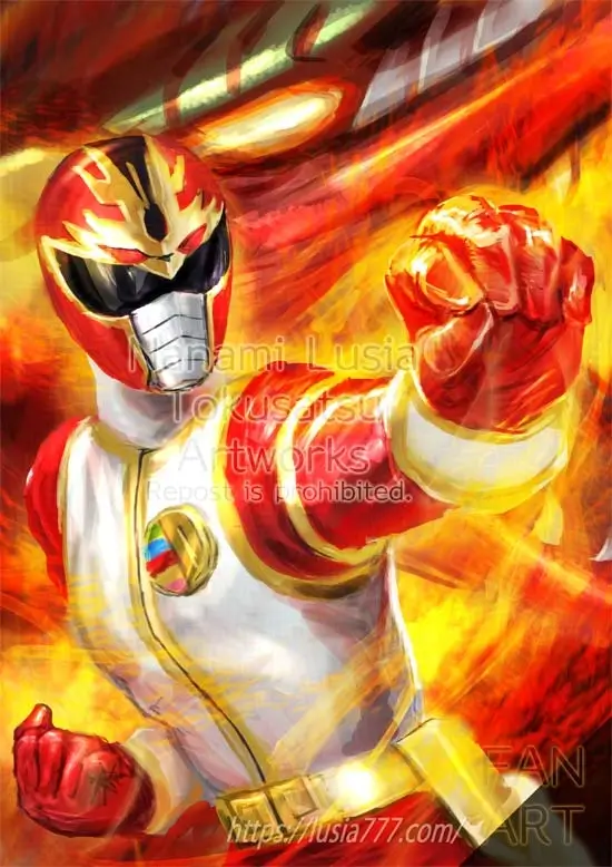 Ryuranger Gosei Sentai Dairanger fan art / 五星戦隊ダイレンジャー・リュウレンジャーのイラスト