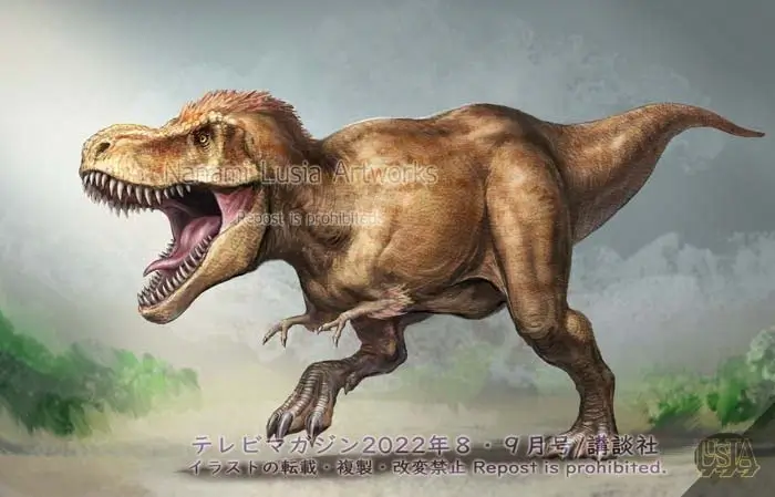 ティラノサウルス2022年のイラスト / Paleoart of the Tyrannosaurus Rex 2022