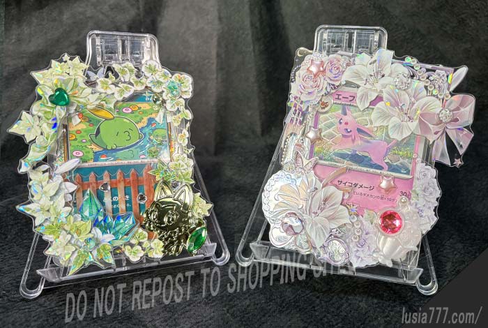 硬質カードケースデコをマステやセボンスターで自作アレンジ。
ボンボンドロップシールなど立体感のあるシールとの組み合わせの相性も良さそう。