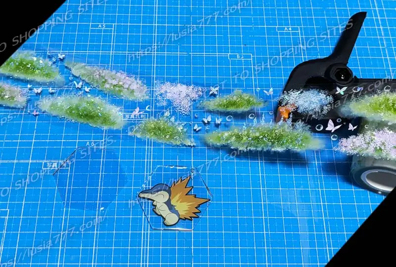 海外マスキングテープをレジンに挟んでみる。 / I’m going to try sandwiching some imported masking tape between layers of resin.